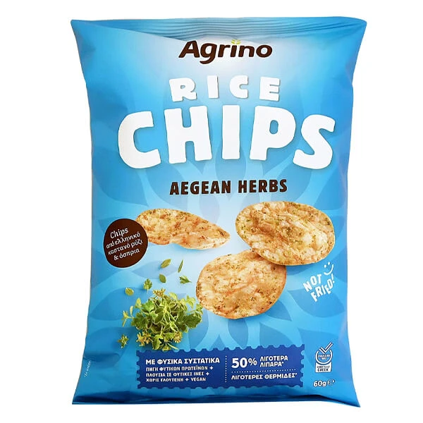Τσιπς Βότανα Αιγαίου AGRINO 60gr