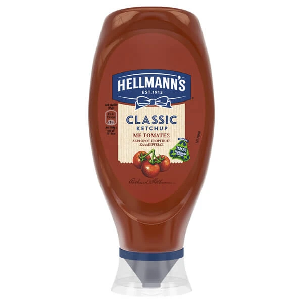 Κέτσαπ Classic Top Down HELLMANN'S 550gr