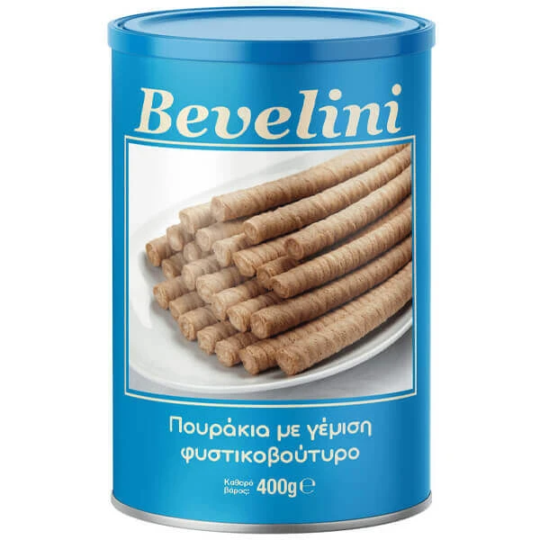 Πουράκι Bevelini Φυστικοβούτυρο ΧΑΪΤΟΓΛΟΥ 400gr
