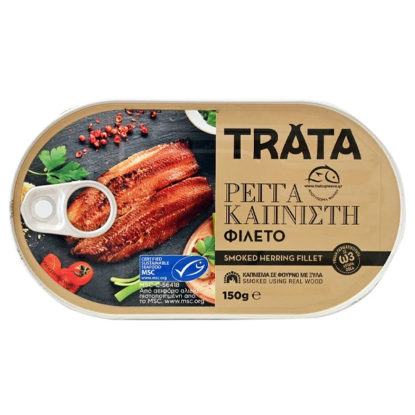 Ρέγγα Καπνιστή Φιλέτο TRATA 150gr
