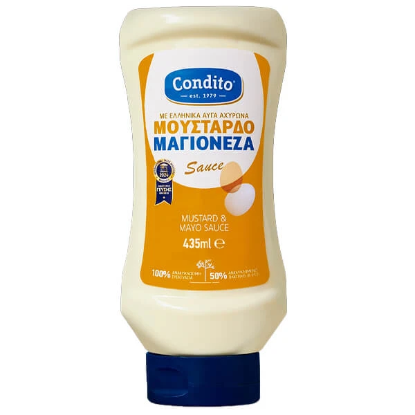 Σάλτσα Μουστάρδα - Μαγιονέζα Top Down CONDITO 435ml