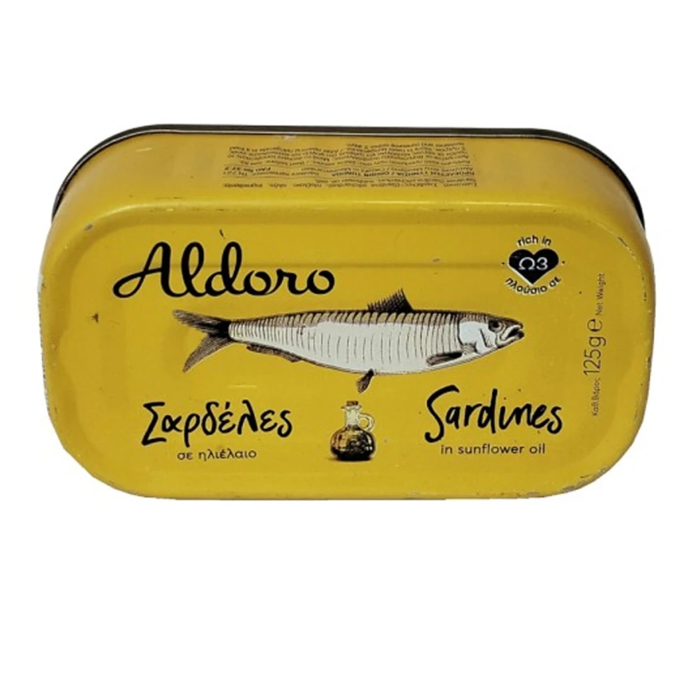 Σαρδέλες Σε Ηλιέλαιο ALDORO 125gr