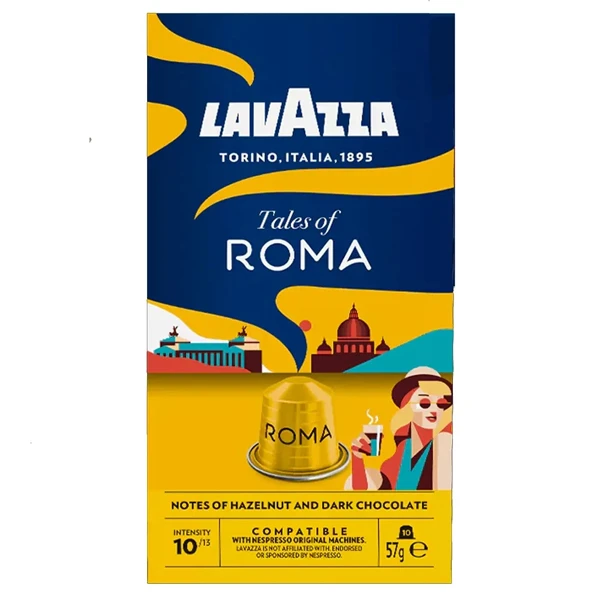 Nespresso Roma Caps LAVAZZA 10τμχ (10x5,7gr)