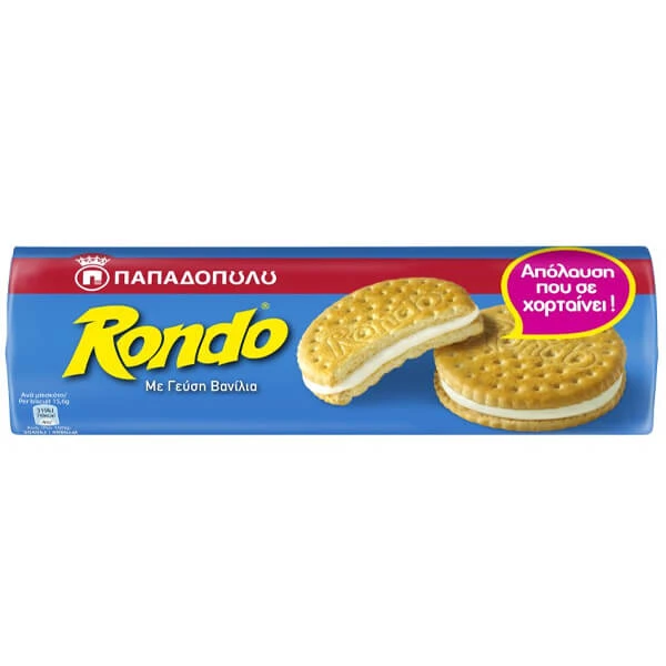 Μπισκότα Rondo Βανίλια ΠΑΠΑΔΟΠΟΥΛΟΥ 250gr