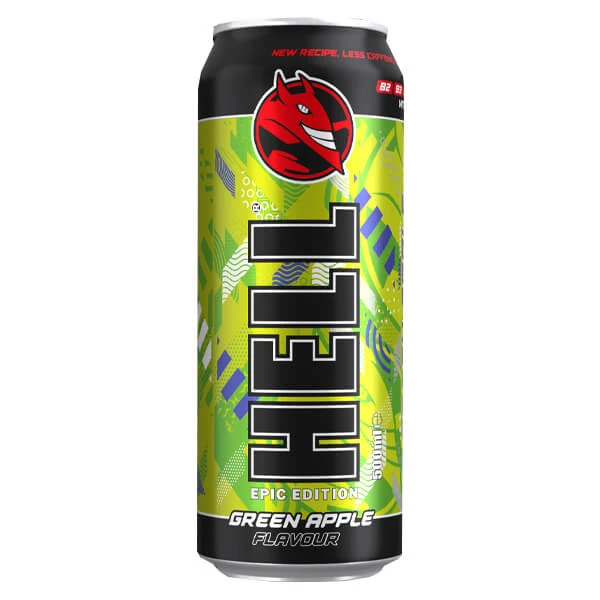 Energy Drink Green Apple HELL 500ml