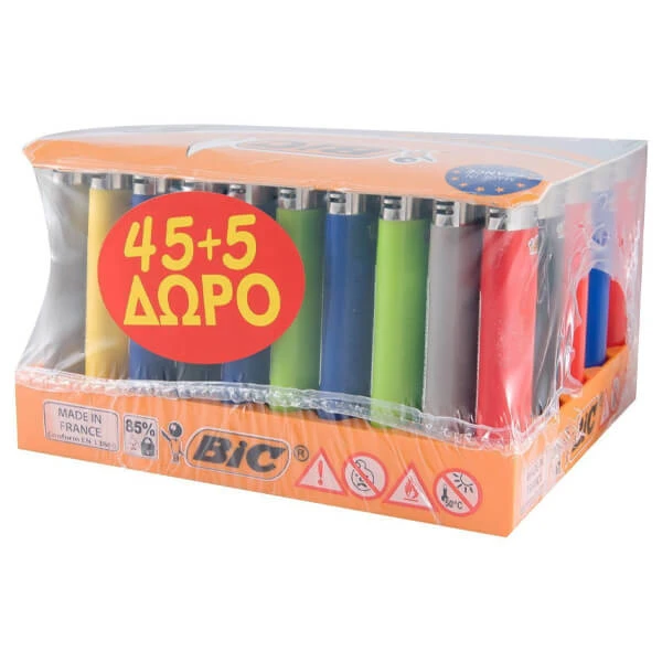 Αναπτήρας Maxi BIC 50τμχ (45+5Δώρο)