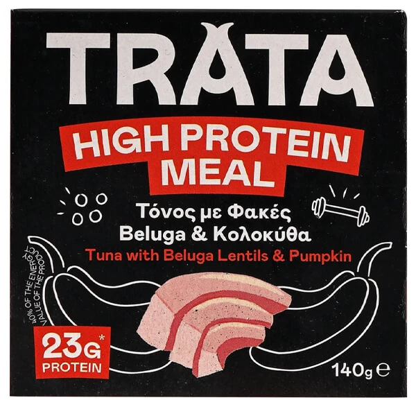 Τόνος High Protein Με Φακές & Κολοκύθα TRATA 140gr