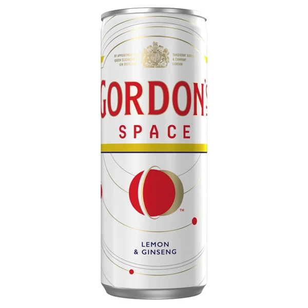 Έτοιμο Ποτό Space Lemon & Ginseng Κουτί GORDON'S 250ml