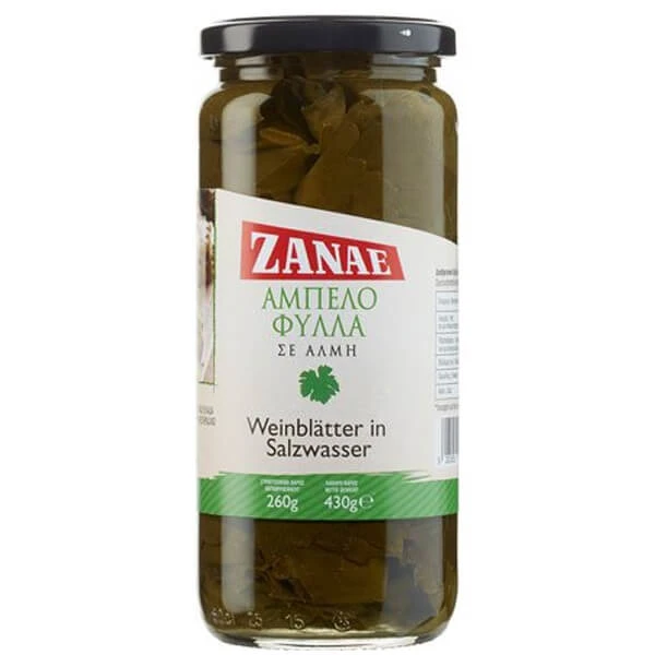 Αμπελόφυλλα Σε Άλμη Βάζο ΖΑΝΑΕ 430gr