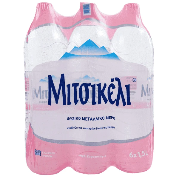 Φυσικό Μεταλλικό Νερό  ΜΙΤΣΙΚΕΛΙ 1,5lt (5+1ΔΩΡΟ)