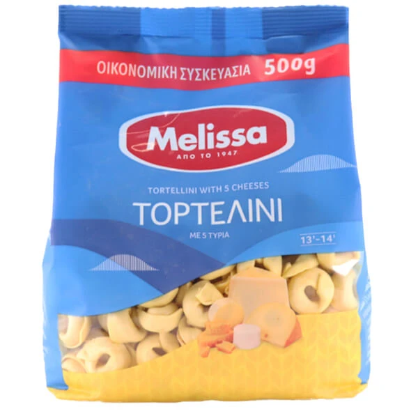 Τορτελίνια 5 Τυριά ΜΕΛΙΣΣΑ 500gr