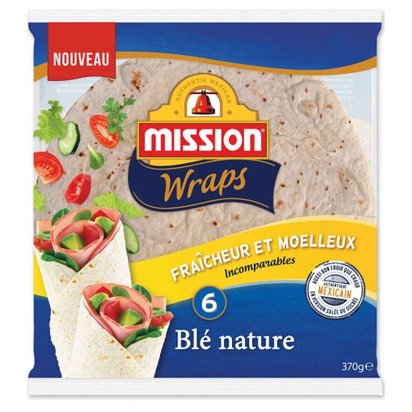 Τορτίγια Σταρένια 20cm MISSION 370gr (6τμχ)