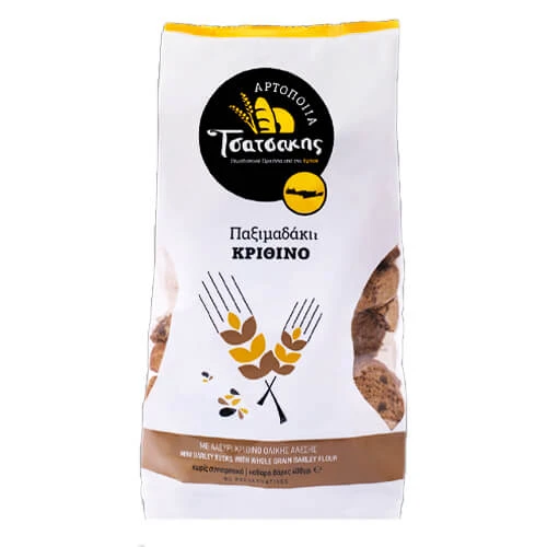 Παξιμαδάκι Κρίθινο ΤΣΑΤΣΑΚΗΣ 400gr