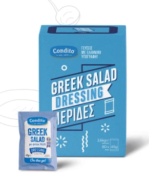 Greek Salad Dressing Μερίδες CONDITO 80τμχ (80x45gr)