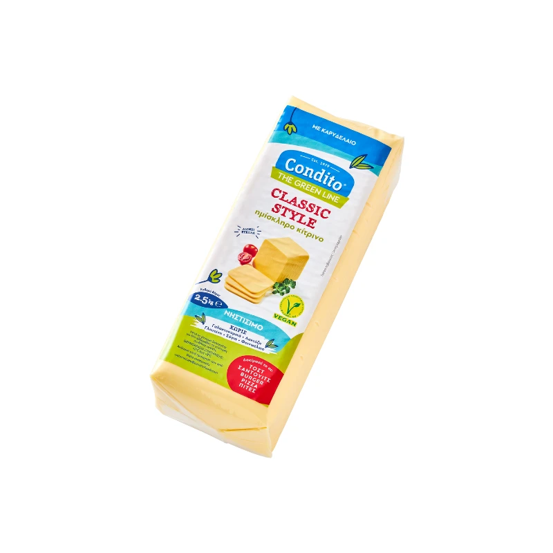 Vegan Holland Style Ημίσκληρο Κίτρινο Gouda Flavor CONDITO 2,5kg