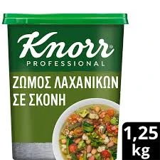 Ζωμός Λαχανικών σε Σκόνη Κιβώτιο KNORR 1,25kg (6x1,25kg)