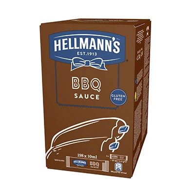 Σάλτσα BBQ Μερίδες HELLMANN'S 198τμχ (198x10ml)
