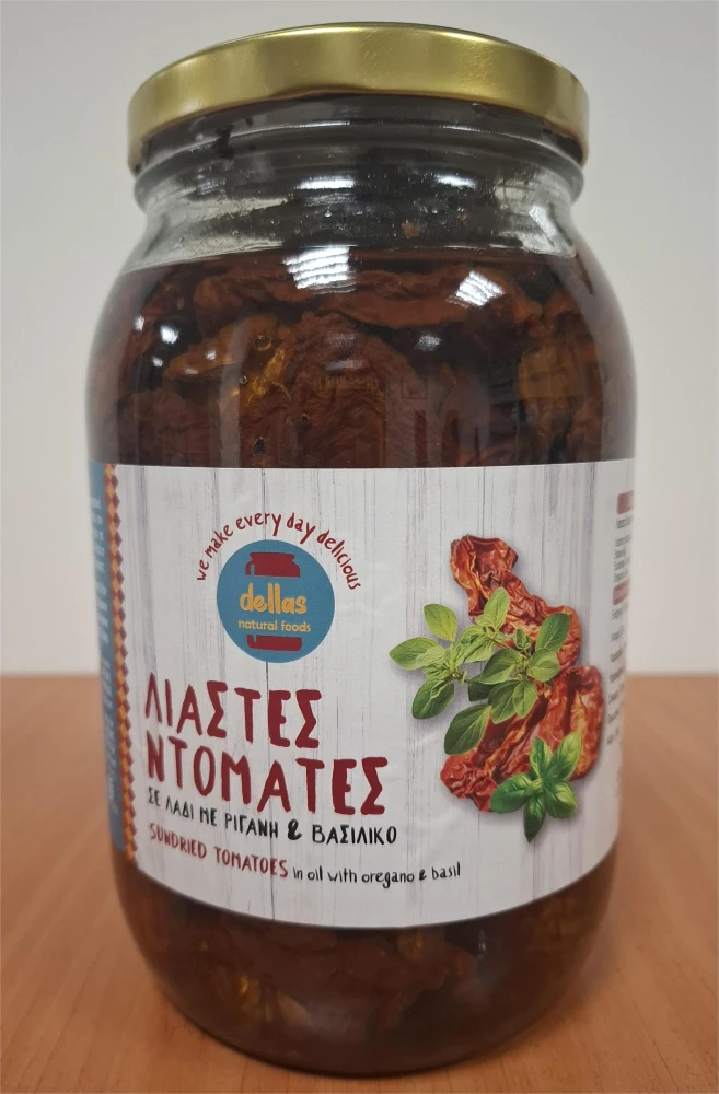Λιαστή Ντομάτα σε Λάδι DELLAS NATURAL FOODS 1,3kg