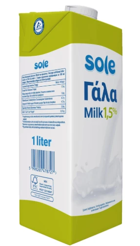 Γάλα 1,5% Ουγγαρίας SOLE 1lt