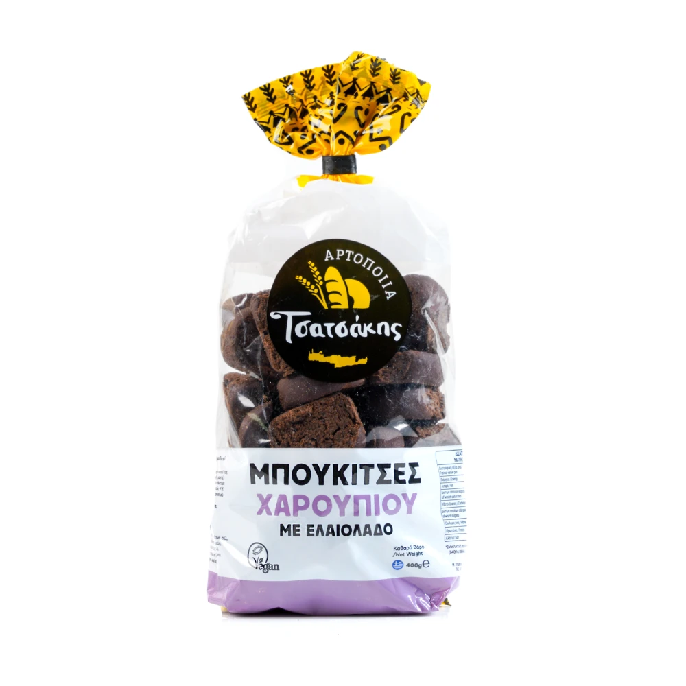 Παξιμάδι με Χαρούπι ΤΣΑΤΣΑΚΗΣ 500gr