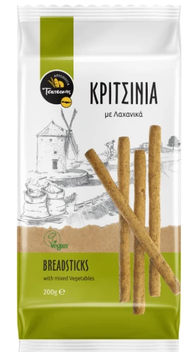 Κριτσίνια Λαχανικών ΤΣΑΤΣΑΚΗΣ 200gr