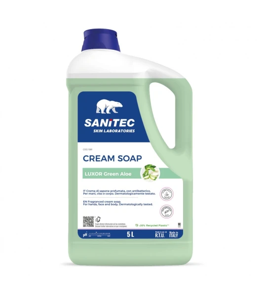 Σαπούνι Ενυδατικό Hands & Body με 'Αρωμα Green Aloe SANITEC 5lt