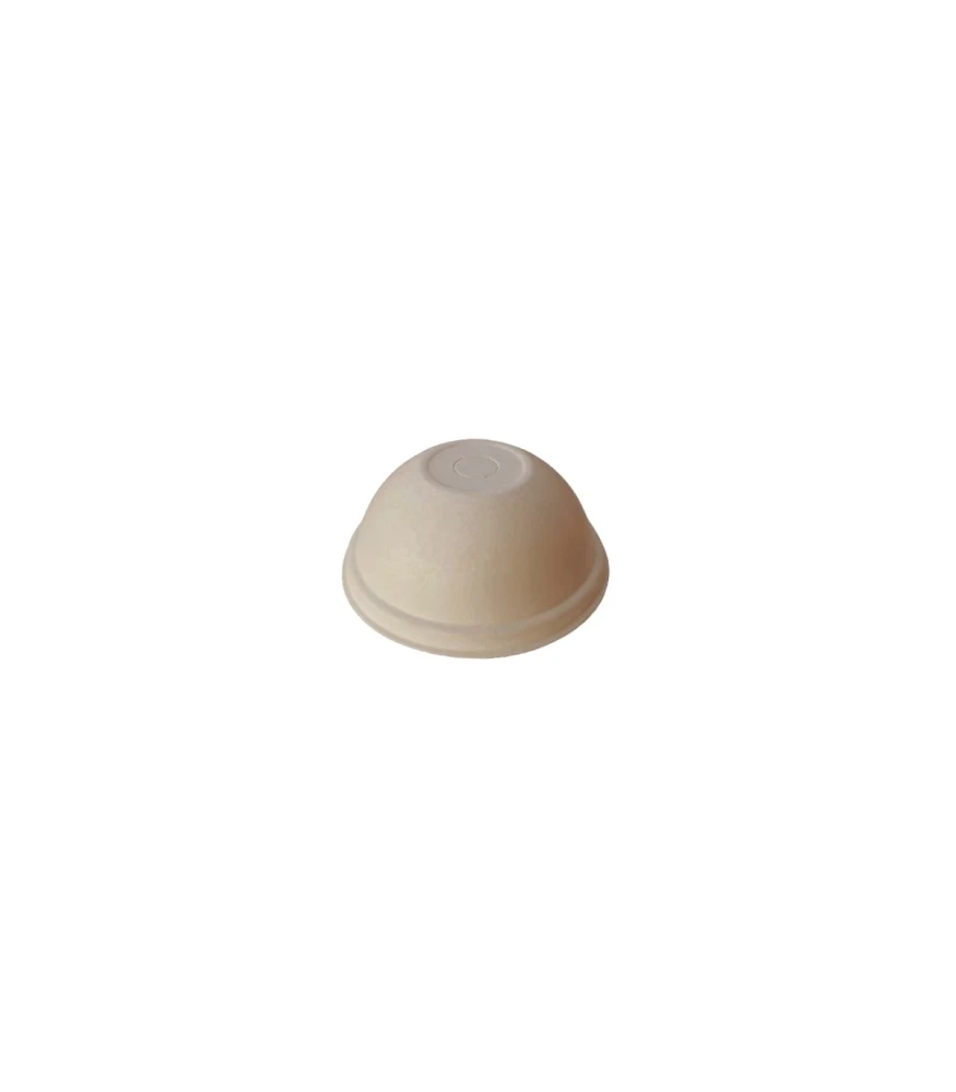 Καπάκι Bagasse Πομπέ Μπεζ 12-16oz VARIOUS 50τμχ