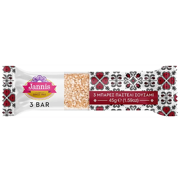 Παστέλι 3 Μπάρες JANNIS 45gr (3x45gr)