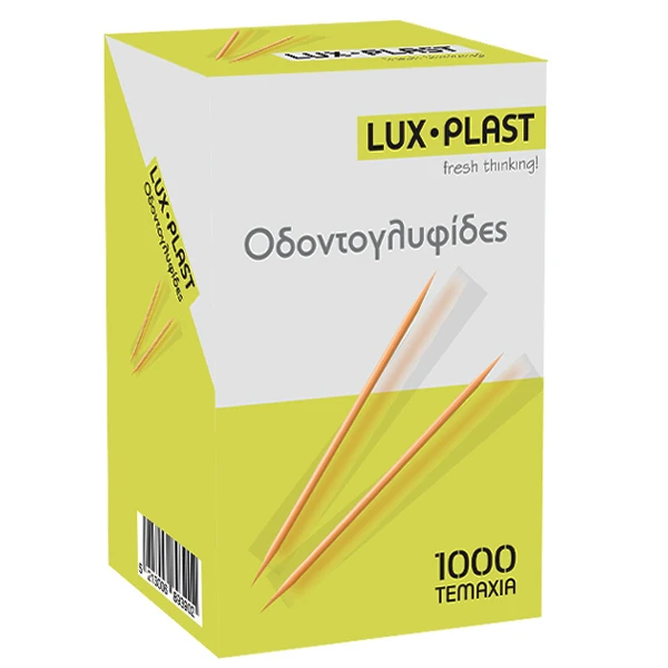 Οδοντογλυφίδες Μπαμπού Συσκευασμένες ΑΣΤΗΡ 1000τμχ