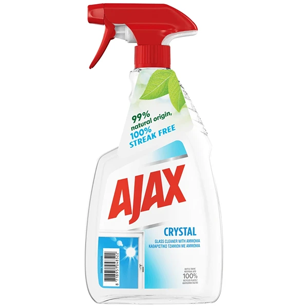 Υγρό Τζαμιών Crystal Clean AJAX 750ml