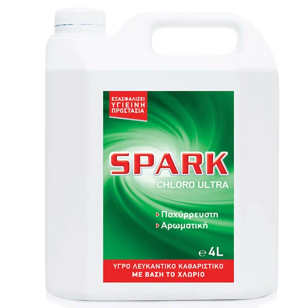 Χλωροκαθαριστικό Λευκό SPARK 4lt