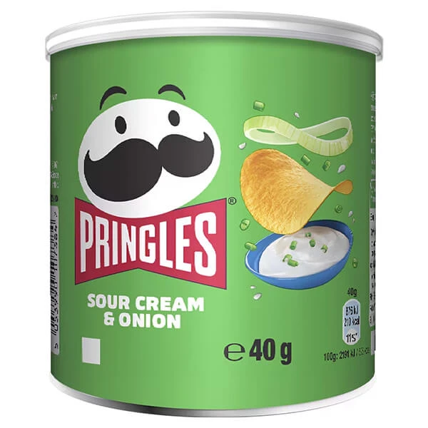 Τσιπς Sour Κρέμα (Cream) & Onion PRINGLES 40gr