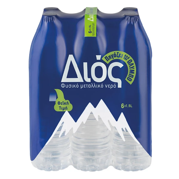Φυσικό Μεταλλικό Νερό ΔΙΟΣ 1,5lt (6x1,5lt)