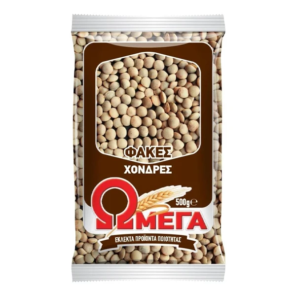 Φακές Χονδρές ΩΜΕΓΑ 500gr