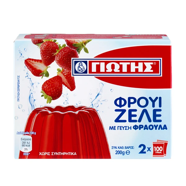 Μείγμα Φρουί Ζελέ με Γεύση Φράουλα ΓΙΩΤΗΣ 200gr