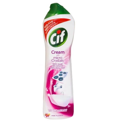 Καθαριστική Κρέμα Pink Flower CIF 500ml