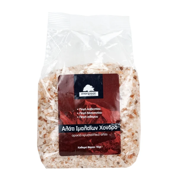 Αλάτι Ιμαλαΐων Χονδρό EVERGREEN 1kg
