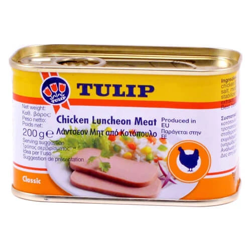 Μαγειρεμένο Κοτόπουλο σε Κονσέρβα TULIP 200gr
