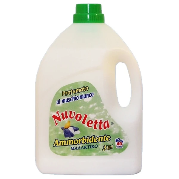 Μαλακτικό Πλυντηρίου Λευκό Muschio Bianco NUVOLETTA 3lt