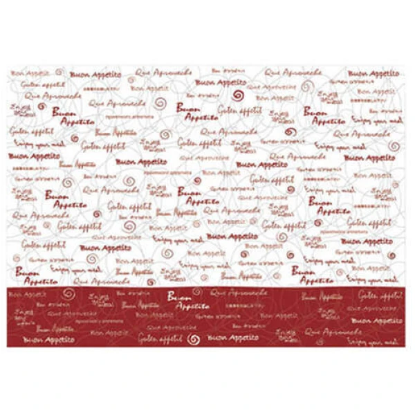 Σουπλά Κόκκινο-Λευκό 250τμχ