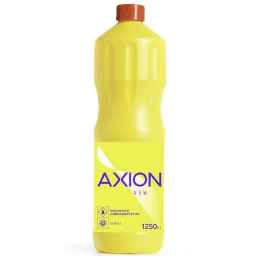 Χλωροκαθαριστικό Παχύρευστο Λεμόνι AXION 1,25lt