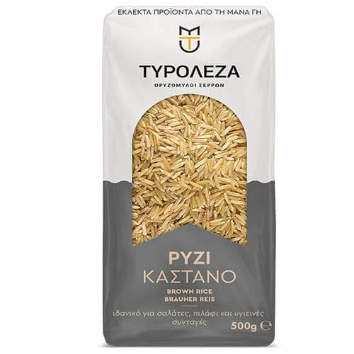 Ρύζι Καστανό ΤΥΡΟΛΕΖΑ 500gr