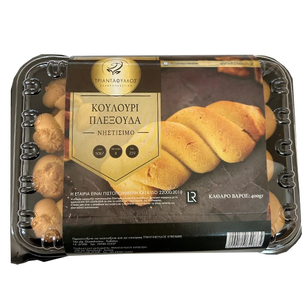 Κουλουράκι Πλεξούδα Νηστίσιμο ΤΡΙΑΝΤΑΦΥΛΛΟΣ 400gr