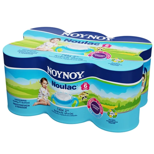 Γάλα Noulac 6τμχ NOYNOY 400gr (6x400gr)