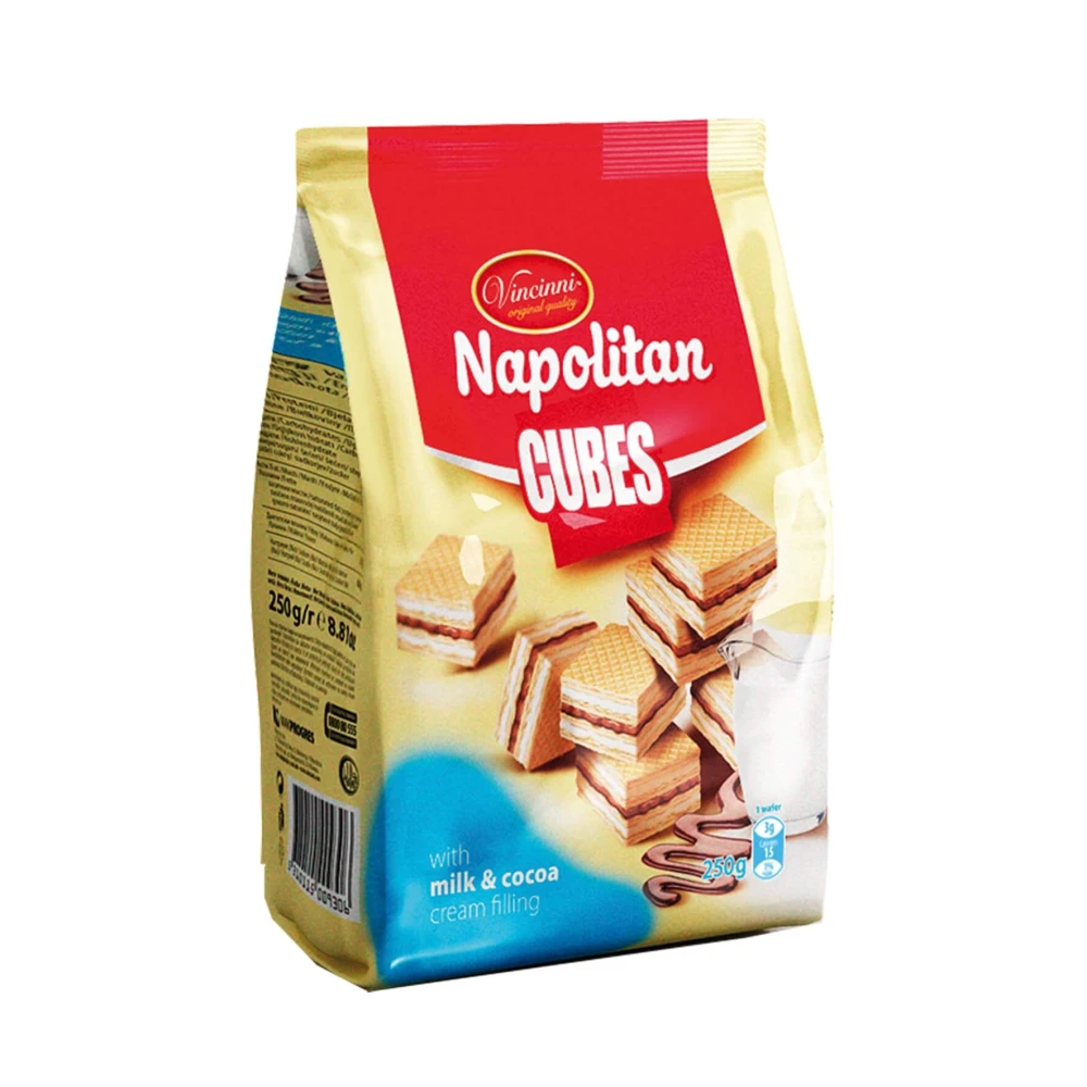 Γκοφρέτες με Γάλα & Κακαό VINCINNI 250gr