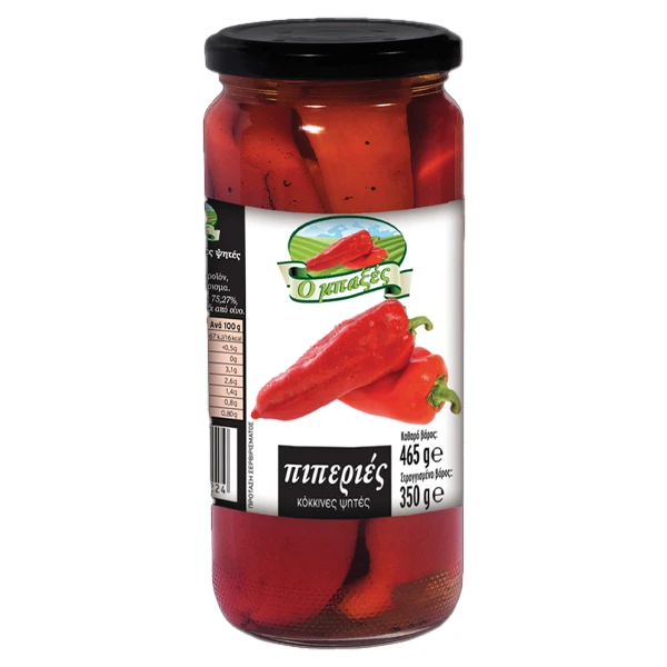 Πιπεριές Φλωρίνης Ψητές Ο ΜΠΑΞΕΣ 465gr