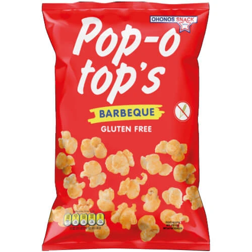 Σνακ Καλαμποκιού Μπάρμπεκιου POP-O TOP'S 85gr