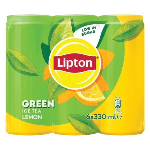 Κρύο Τσάι Πράσινο με Λεμόνι LIPTON 330ml (6x330ml)
