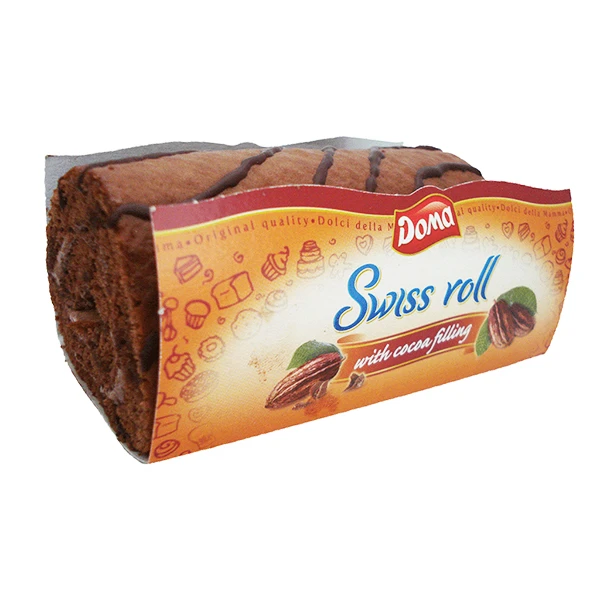 Κέικ Swiss Roll Κακάο DOMA 115gr