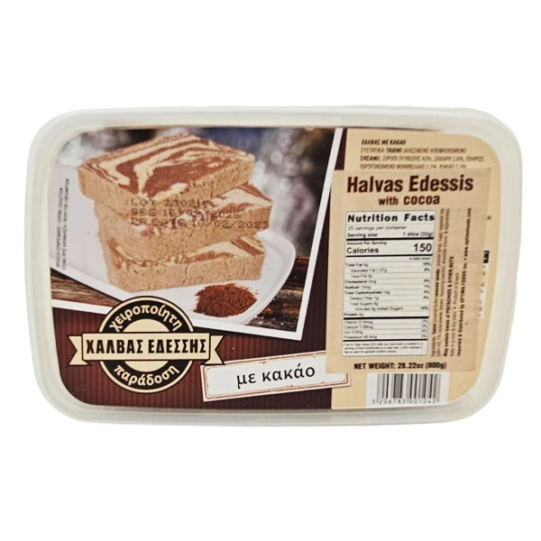Χαλβάς με Κακάο Τάπερ ΕΔΕΣΣΗΣ 800gr